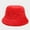 F-1732Red, variant on ZHOGXU Fuzzy Fisherman Hat For Autumn Winter Adjustable Warm Solid Color Bucket Hat For Outdoor Activities Beige One Size