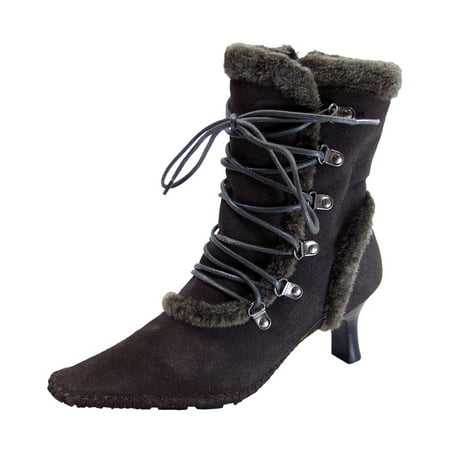 

PEERAGE Viola Women s Wide Width Dress Heeled Boots with Zipper
