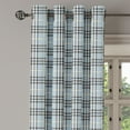 thumbnail image 2 of Ambesonne Abstract Grommet Curtain, Symmetry Fashion Image, 50" x 96", Pale Blue Grey, 2 of 6