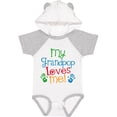 thumbnail image 3 of Inktastic My Grandpop Loves Me Boys or Girls Baby Bodysuit, 3 of 5