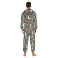 thumbnail image 4 of FORMRS Onesies Pajama for Adults Unisex Hoodie Winter Jumpsuit One Piece Sleepwear, Sizes S-2XL, Gray Halloween Skeleton, 4 of 7