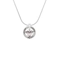thumbnail image 2 of Delight Jewelry Silvertone EMT Caduceus - Laugh Ring Charm Necklace, 18", 2 of 4