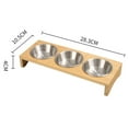 thumbnail image 2 of Sauce Dishes Seasoning Dishes Sushi Dipping Bowl Saucers Bowl Mini Appetizer Plates, with wooden support, 2 of 5