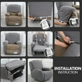 thumbnail image 4 of XCNGHU Stretchy 2023 Summer Recliner Sofa Cover for Ultimate Comfort and Style - Protect Your Living Room Lazy Boy Reclining Chairs with this Relaxing Armchair Slipcover, 4 of 5