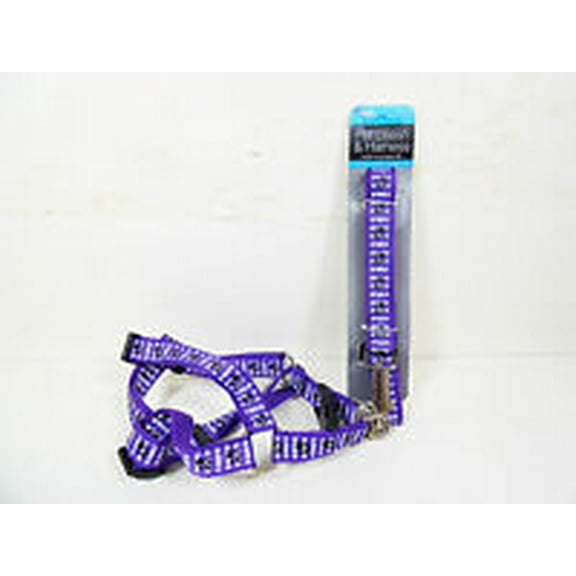 Dog Harness and Leash Set Small to Medium Size Dogs Puppy Purple