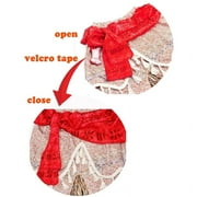 Jurebecia Princess Dress for Girls Adventure Outfit Costume Two-Pieces Crop Top Skirt Set Halloween Christmas Cosplay Clothes Age 8(7-8Years)