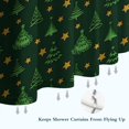 thumbnail image 6 of Green Christmas Tree and Star Pattern Shower Curtain 72"x72" ,Bathroom Decorative Shower Curtains Set with 12 Hooks,Modern Waterproof Washable Shower Curtain, 6 of 6