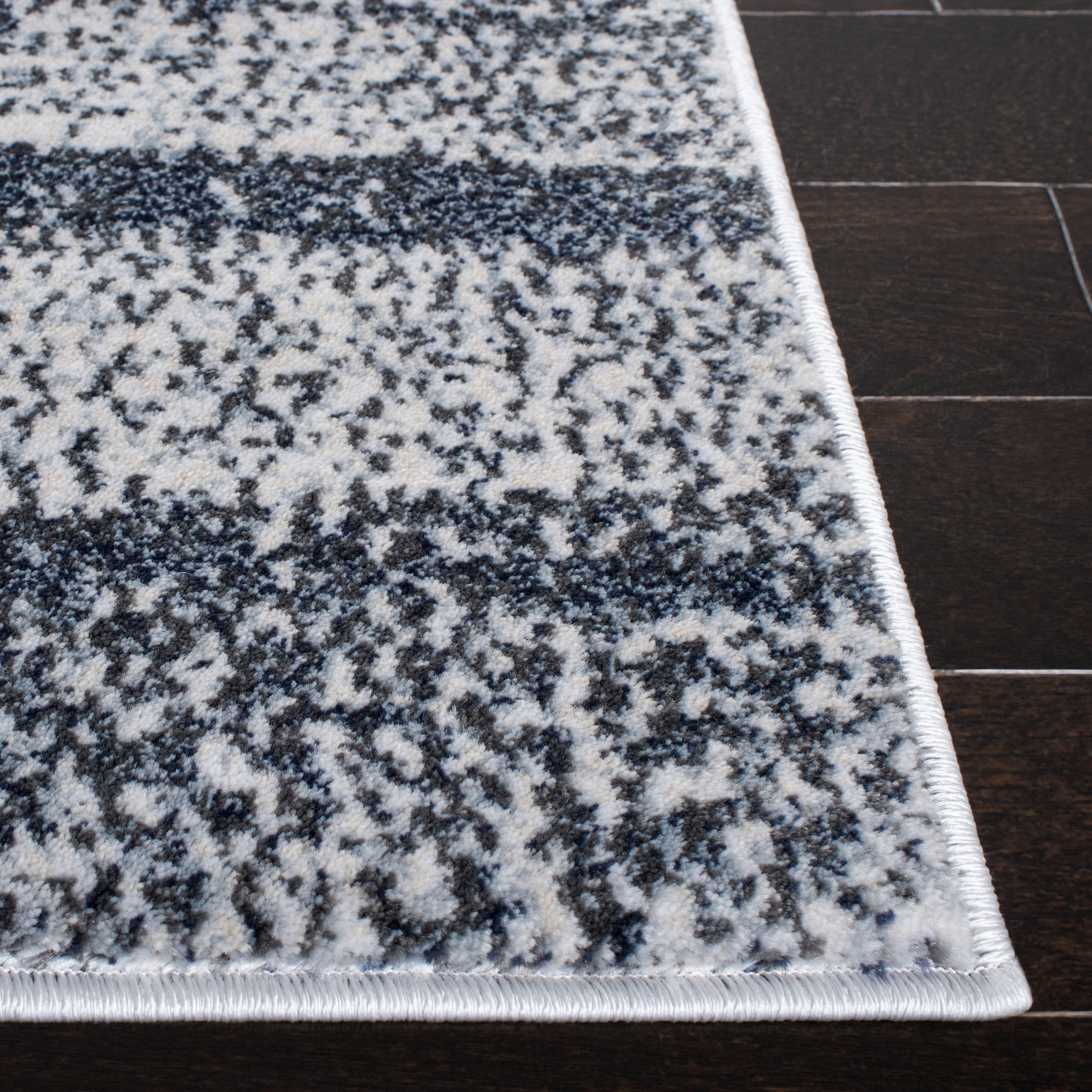 SAFAVIEH Carnegie Constantina Striped Area Rug, Gray/Navy, 9' x 12'