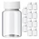 thumbnail image 3 of 12 botellas de viaje con tapa, vacías, de plástico, pequeñas, para medicamentos (50 ml), 3 of 6