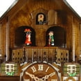 thumbnail image 2 of Horloge Coucou Maison Forêt Noire, Roue de Moulin, Bûcheron 4.0304.10.C, 2 of 4