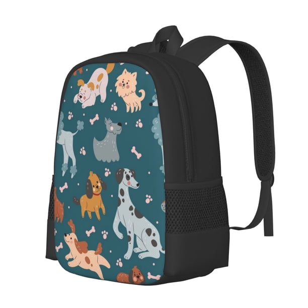 Fotbe Dogs Mochila para Hombre y Mujer - Tela Oxford 600D Resistente - Mochila Impermeable de Gran Capacidad para Escuela, Viajes y Senderismo