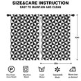 thumbnail image 2 of Blackout Kids Curtains,Black White Checkerboard Checkered Pattern Childrens Insulated Curtains Set Of 2,Bedroom Essentials,Toddler Room Decor 42"x63", 2 of 5