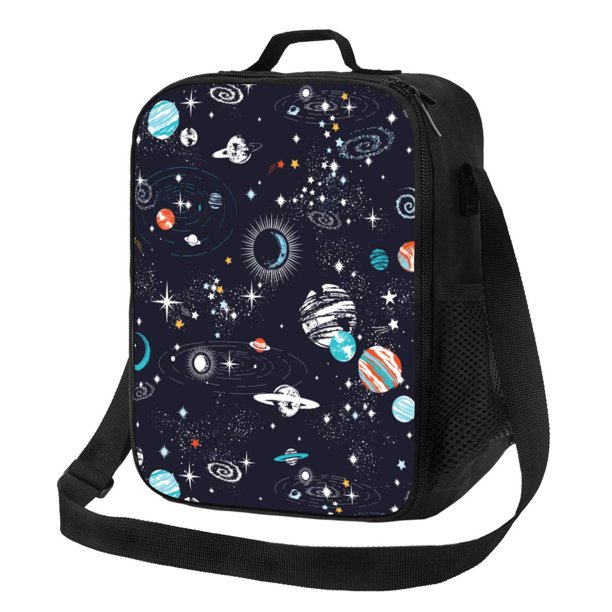 Fotbe Galaxy2 Lonchera Bolsa de Almuerzo para Hombres y Mujeres, Lonchera de Gran Capacidad, Bolsa de Almuerzo Reutilizable, Bolsa Térmica Aislante