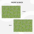 thumbnail image 4 of Placemats Set of 4 / 6, funny frogs green cute Placemats for Dining Table Indoor/Outdoors Heat Resistant Washable Placemats 18" x 12", 4 of 8