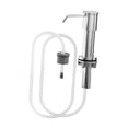thumbnail image 4 of Dispensador de jabón para platos con dispensador de jabón integrado. Fácil de usar y portátil con extensión. Plata, 4 of 9