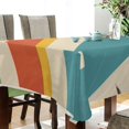 thumbnail image 4 of Yayeee Tablecloths for Rectangular Tables 54 x 54 inch Party Table Cover, Colorful Plane, 4 of 6