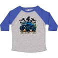 thumbnail image 3 of Inktastic Monster Truck Birthday Boy 4 Boys Toddler T-Shirt, 3 of 5