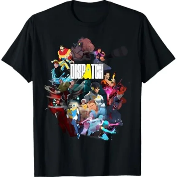 Dynamic Dispatch Video Game Hero Theme Cool Gaming Unisex T-Shirt up to size 5XL