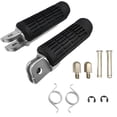 thumbnail image 1 of Reposapiés delanteros VPZMT para Honda CB400 SF CB600 Hornet CBR600 CBR750F 1000F CB750 1300SF F2 F3 VTR1000F VFR800 (negro+plateado), 1 of 1