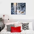 thumbnail image 4 of COMIO  Winter Wolves Canvas Wall Art Print With Timer Canvas Wall Art Print Design, 4 of 4