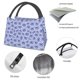thumbnail image 4 of Easygdp Blue And White Flowers Bolsa de Almuerzo Insulada Reutilizable, Bolsa de Mano y Bandolera para Oficina, Trabajo, Viajes, 4 of 6