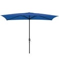 thumbnail image 3 of Maypex  10 X 6.5 Feet Rectangular Market Umbrella Navy Blue, 3 of 5