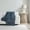 Navy, variant on Kate Aurora Ultra Soft & Plush Hypoallergenic Pascal Leaf Accent Fleece Throw Blanket - Assorted Colors