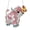 pink Size D L9, variant on Staron 2D Flat Cow Catcher Colorful Acrylic Window Hanging, Stained Glass Style Sun Catcher for Windows and Sunrooms, Colorful Acrylic Panel Bull Decor with Suction Cup for Kitchen Porch Glass Door,