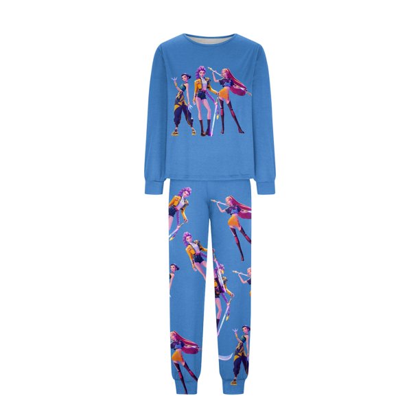 KPop Demon Hunters Christmas Pajamas Matching Family Christmas Pajamas for Christmas Gift PJS Sets for Women Men Baby Kids