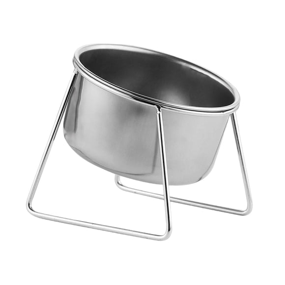 Comederos elevados para gatos, comederos inclinados para agua y comida. Tazón único