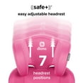 thumbnail image 4 of Diono Everett NXT Latch Slim Fit Lightweight Booster Car Seat, 4 of 9
