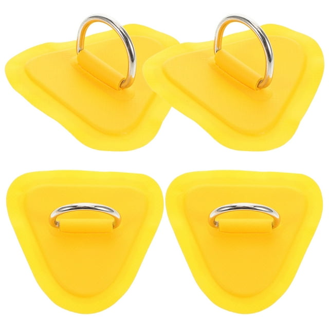 OULII 4pcs Canoe Hardware PVC D Shaped Buckle for Outdoor Enthusiasts and Boating