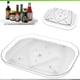 thumbnail image 4 of Toystoory giratorio rectangular para refrigerador, versátil, fuerte capacidad de carga, rotación de 360°, rotación de 360° trompeta de plata, 4 of 6