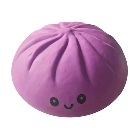 Wonitaaizi Giant Dumpling Squishy 6/10 Inch Jumbo Dumpling Stress Ball Soft Squeeze Decompression Dough Anxiety Relief Fidget Adult Fidget Tool