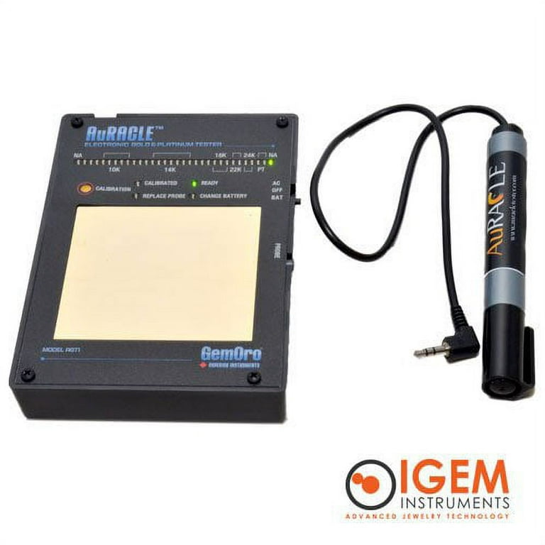 GemOro Authorized AGT1 Deluxe Gold & Platinum Tester 