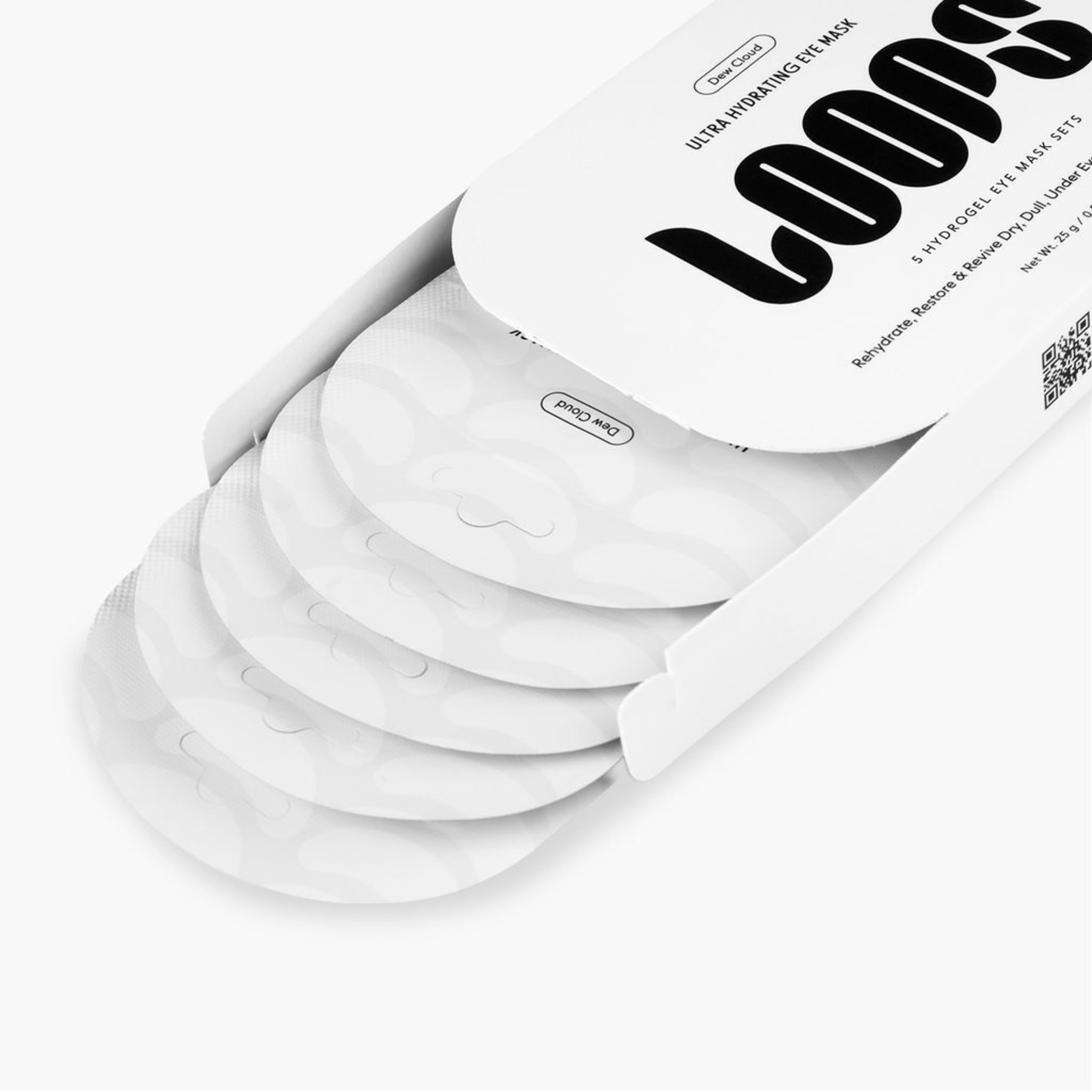 LOOPS Dew Cloud Ultra Hydrating Hydrogel Eye Mask | Plumping & Firming | 5 Pack