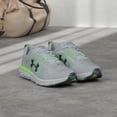 thumbnail image 2 of Zapatillas para correr Under Armour Charged Assert 9 para hombre gris lima talla 11.5, 2 of 6