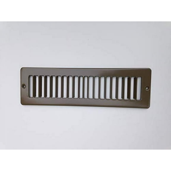 Toeductor Under Cabinet Heating and Cooling Brown Register Plate