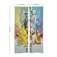 thumbnail image 2 of Pokemon Door Curtain Cartoon Anime Blackout Curtains 86x143cm, 2 of 6