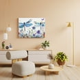 thumbnail image 6 of 12x16 inch Canvas Hanging Painting Dragonflies & Flowers Garden Wall Decor,Home Canvas Decor Garden Accessory,Exquisite Dragonflies & Flowers Modern Oil Paintings On Canvas,Living Room Decor, 6 of 6