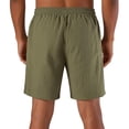 thumbnail image 6 of BRANROY Mens Beach Casual Running Shorts - Drawstring Elastic Waist Summer Short Pants for Men, Perfect for Yoga, Golf, and Beach Relaxation,Army Green S, 6 of 9