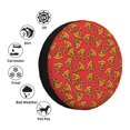 thumbnail image 4 of Susaid Pizza Cartoon Print Tire Covers,Waterproof Anti-UV Snow Sun Rain Tire Covers for RV,Truck, SUV, Trailer, Camper-16 inch, 4 of 6