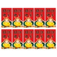 thumbnail image 2 of Airle 10 Pcs Lapin Rouge Sachets Motif Lapin Dessin Animé Enveloppes Rouges pour Nouvel An, 2 of 8