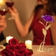 thumbnail image 5 of Luminaria rosa artificial, vaso de flores artificiales, regalo de San Valentín, colorido, ideal para mujer, decoración de hogar, luz cálida, fácil de instalar, marco de metal, base de, 5 of 8