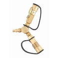 thumbnail image 1 of Marshall Excelsior Propane Adapter Fitting ME23YP Y Adapter; Brass; Single; With Two 1/4 Inch Plug; With Retail Packaging, 1 of 2