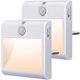 thumbnail image 1 of Rörelsesensor Nattlampa Uttag, 2-pack Barn Nattlampor med Skymningssensor, Steglös Dimning Varmvit Nattlampa, 3 Lägen LED Nattlampa, 1 of 5