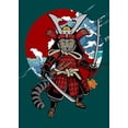 thumbnail image 3 of Póster retro japonés Ukiyoe, ola de Kanagawa, cartel de piratas de One Piece, Koi Cat Samurai, pintura en lienzo, impresiones artísticas, decoración de pared para el hogar, 3 of 5