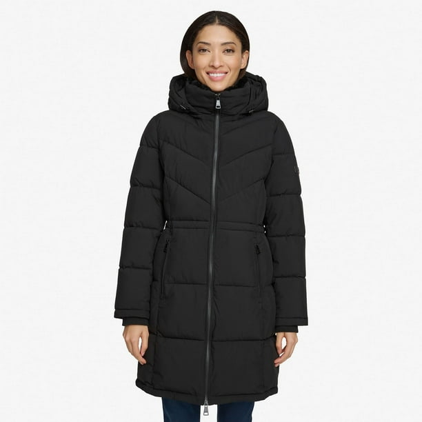 DKNY Women's Long Puffer Jacket - Samsclub.com
