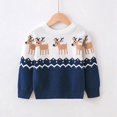 thumbnail image 3 of URMAGIC Toddler Kids Baby Girl Sweater, Cute Elk Print Christmas Sweaters Pullover Sweatshirt Top Fall Winter Clothes 2-7 Years, 3 of 3