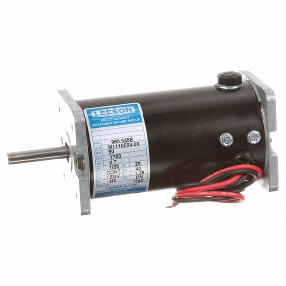 Leeson DC Permanent Magnet Motor,90V DC,Round M1110003.00